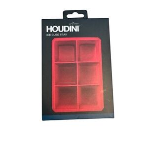 Two Houdini Red Ice Cube Tray